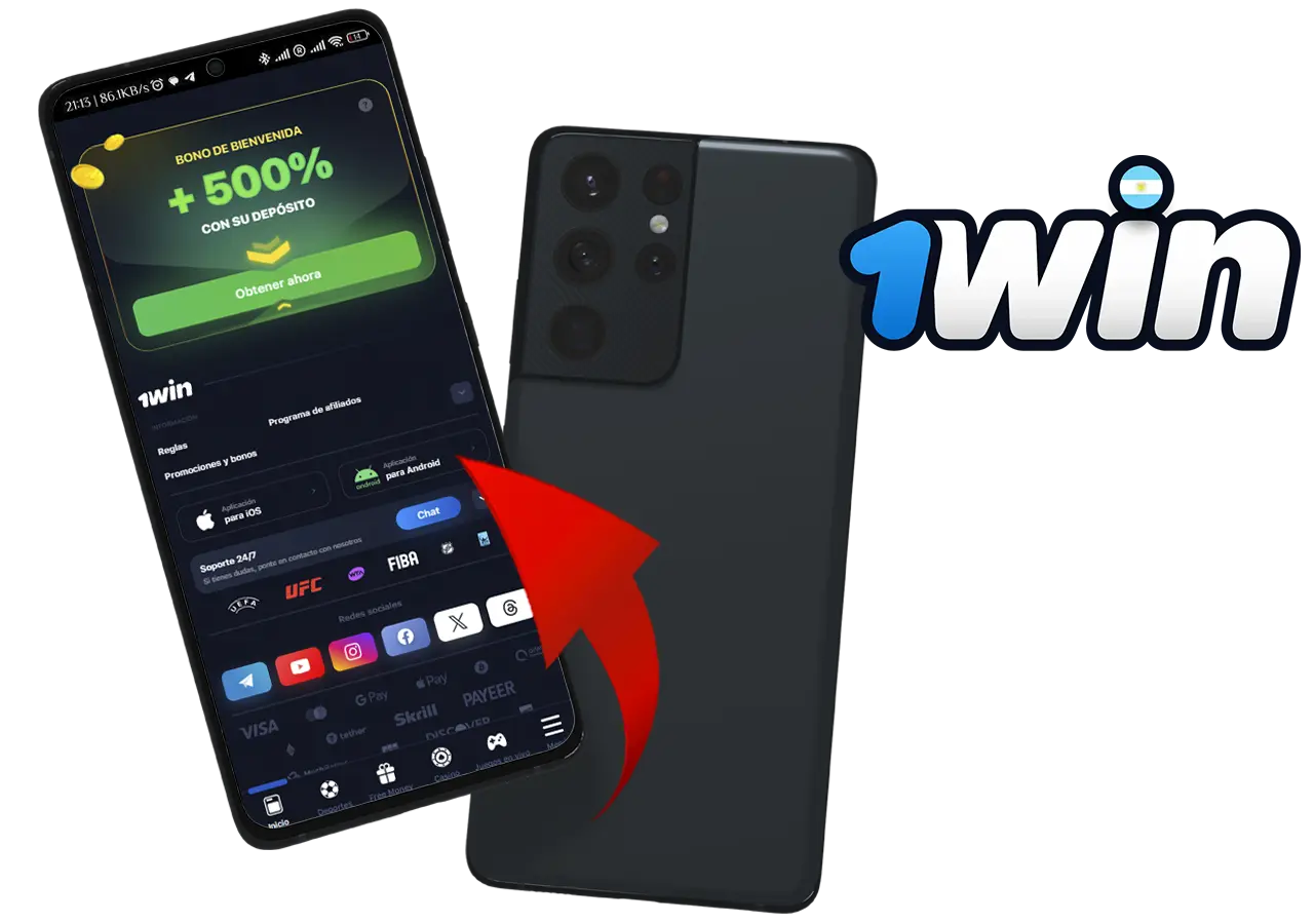 Cómo descargar la aplicación móvil 1Win para Android