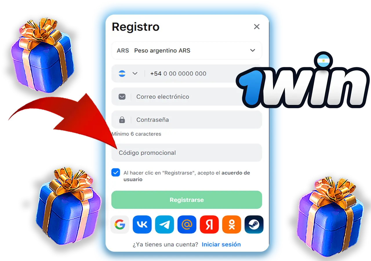 Código promocional de 1Win Argentina