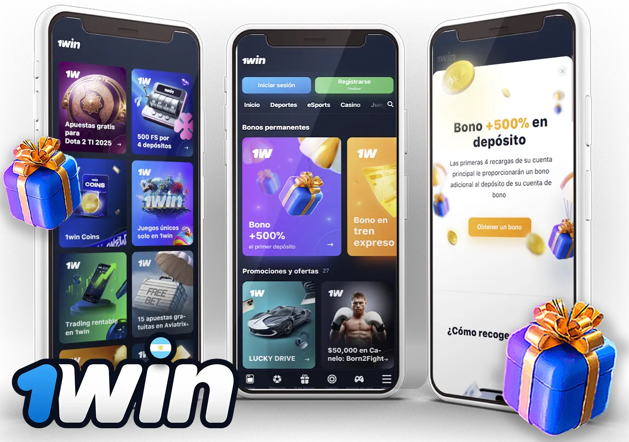 Información sobre promociones y bonificaciones en 1Win Argentina